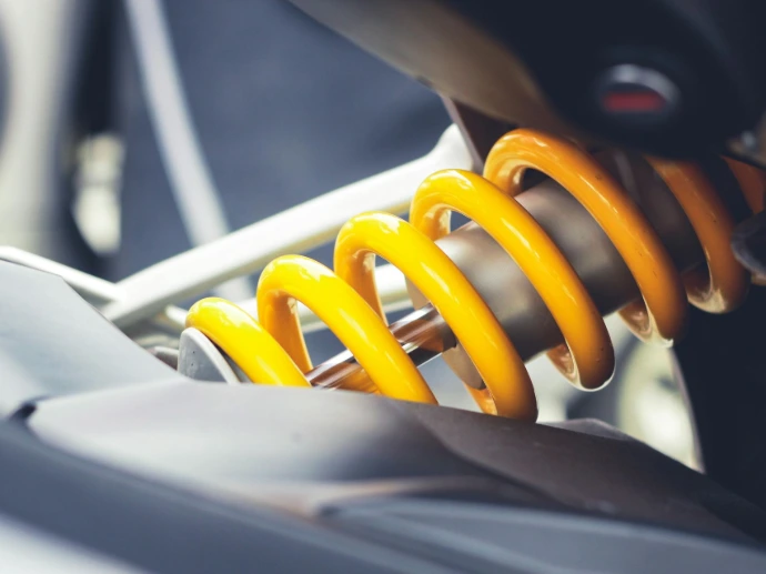 Rear suspension spring