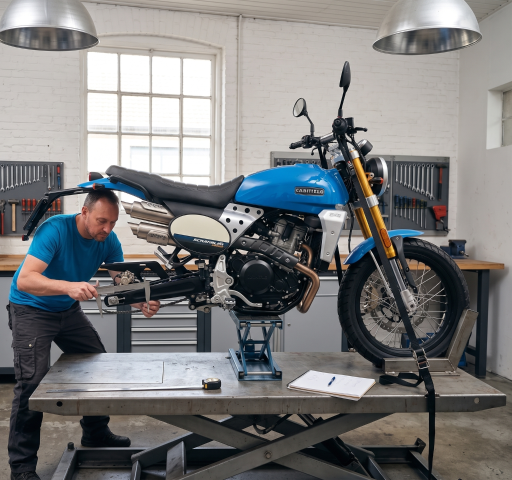 Measuring the swingarm